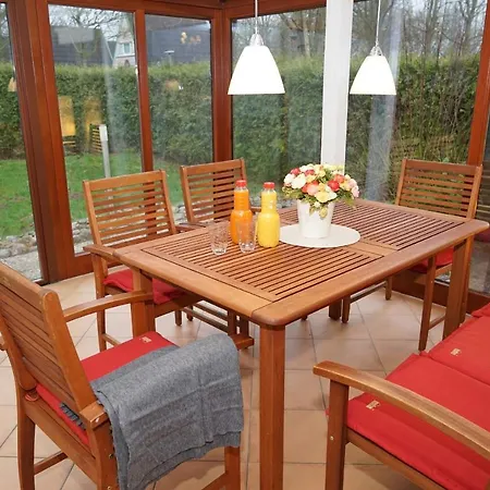 Blockhaus Mit Wintergarten In Stra Damp
